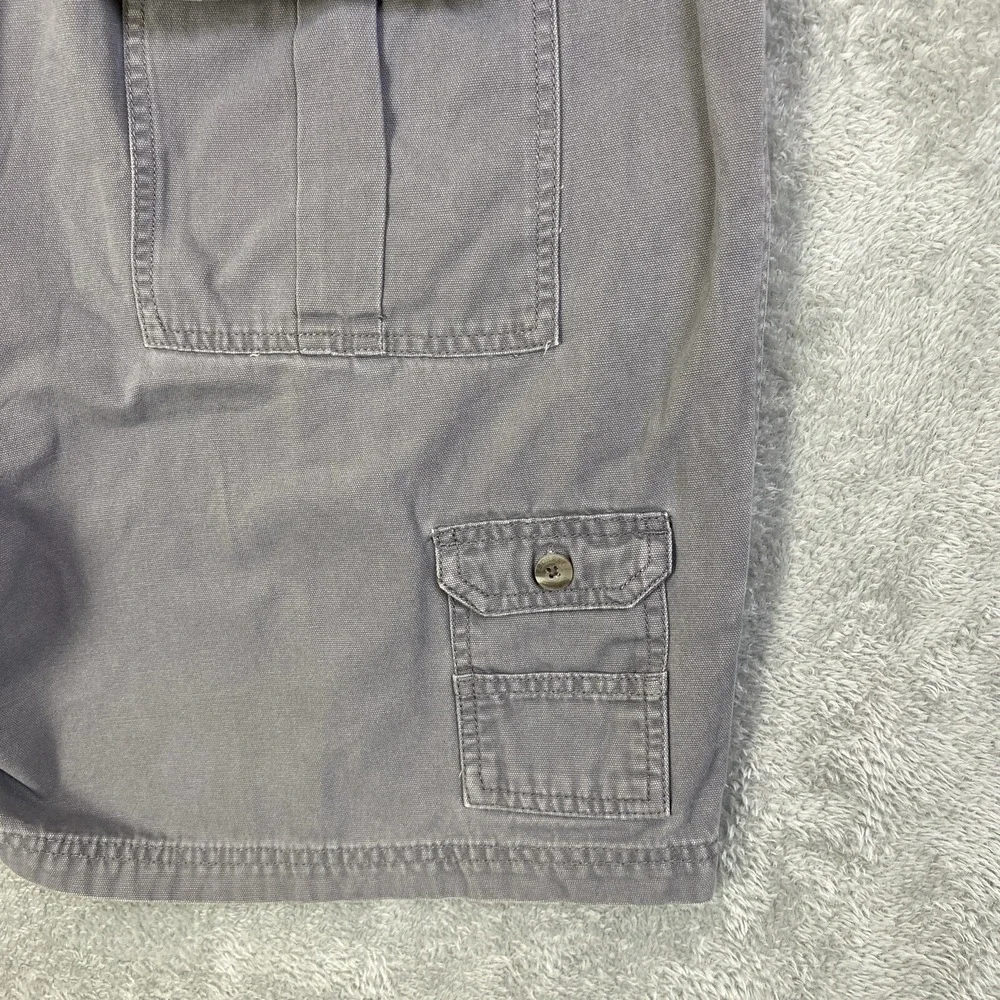 Red Head Shorts Men Cargo Gray Sz 42 Flex Waist 100% Cotton Utility Canvas Hike